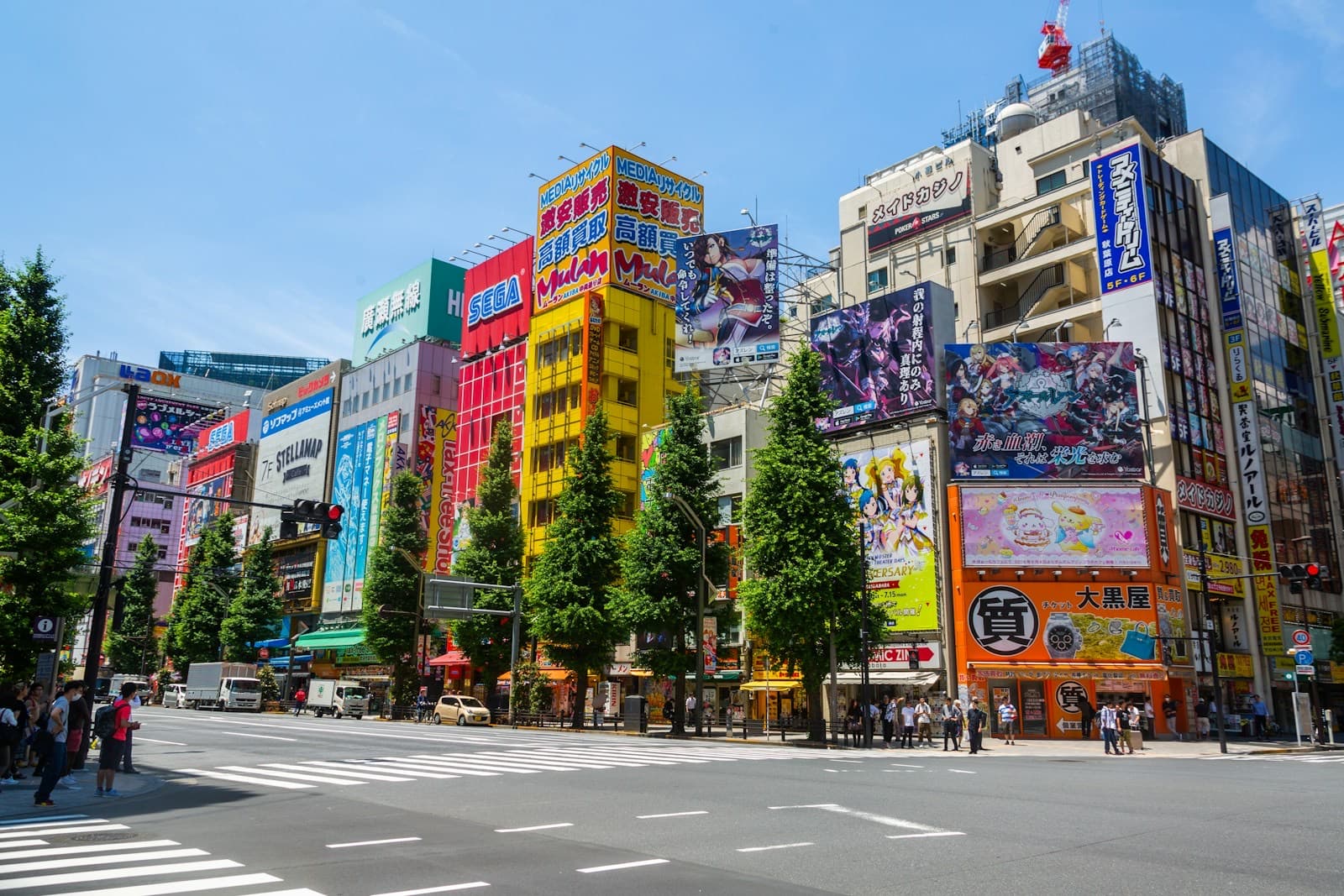 Street scene in Akihabara, Tokyo